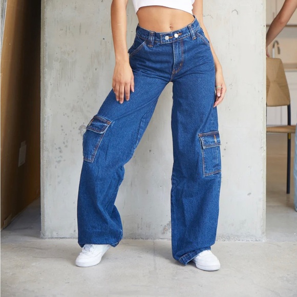 REVICE Jeans Revive Denim The Baja Cargo Ultra Blue Poshmark